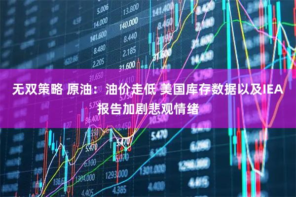 无双策略 原油：油价走低 美国库存数据以及IEA报告加剧悲观情绪