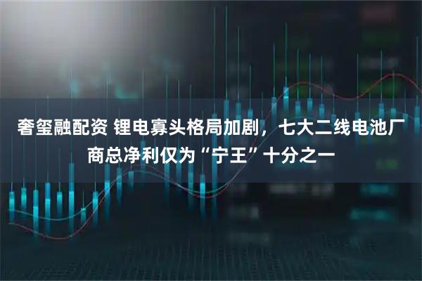 奢玺融配资 锂电寡头格局加剧，七大二线电池厂商总净利仅为“宁王”十分之一